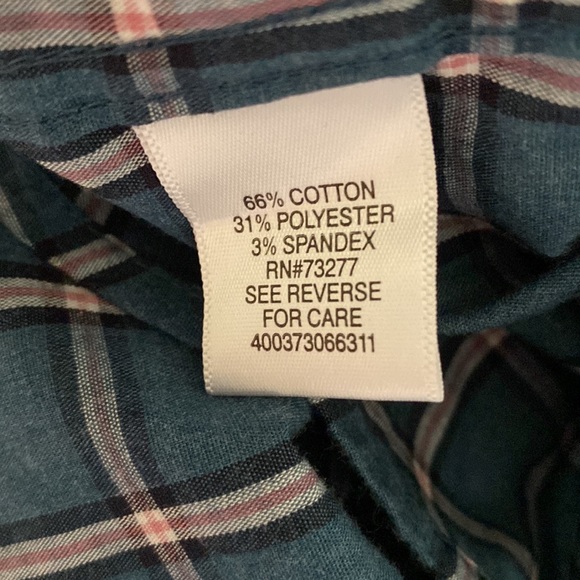 Sonoma Blue Gridlock Plaid Long Sleeve Button Up Shirt Men's XL NWT - Picture 7 of 8